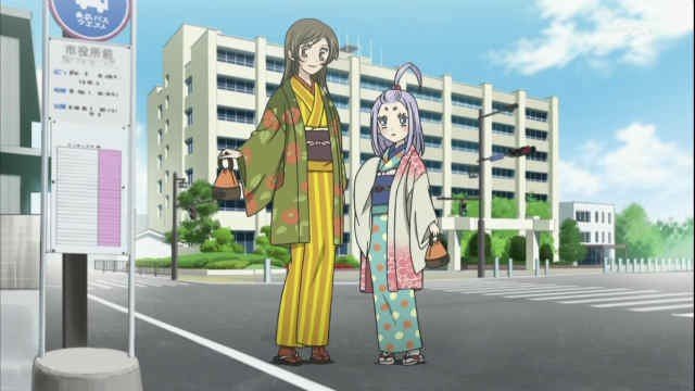市役所前のバス停