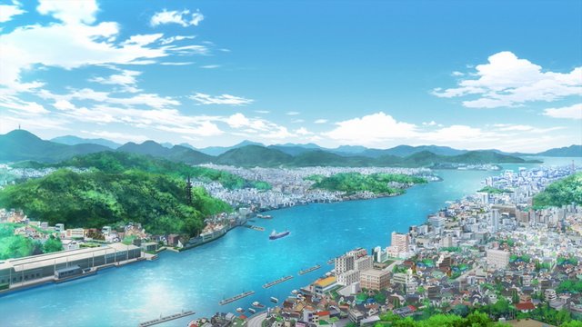 Observation Deck Overlooking City and Sea