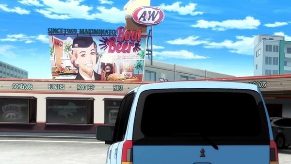 Fast food chain where characters eat together