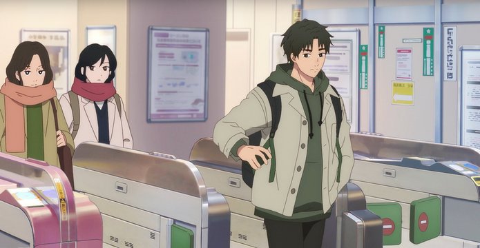 First date at the station ticket gate