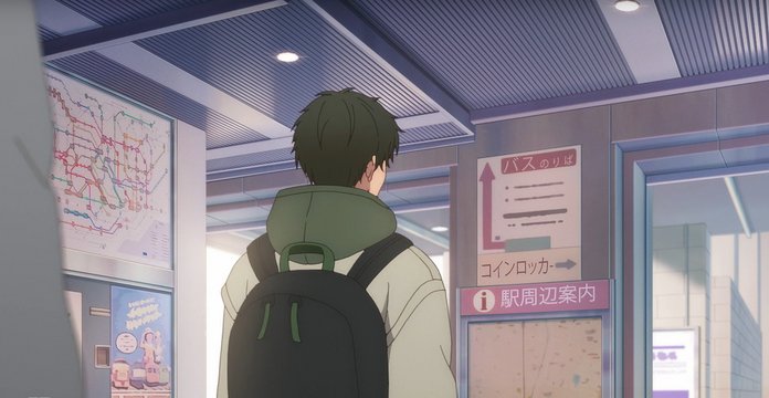 Waiting on the platform
