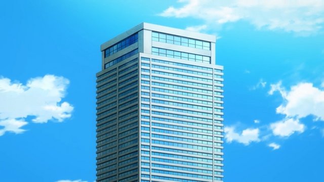 In front of the apartment