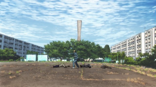 Tama River Housing Complex scene