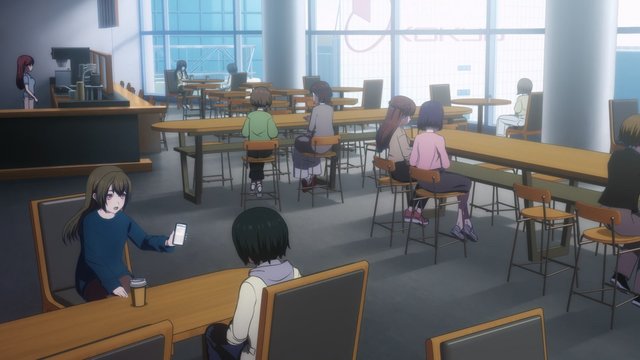 Band meeting in a café