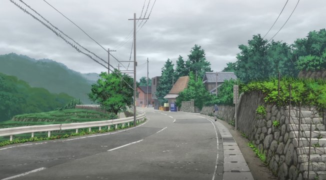 Waiting at the bus stop