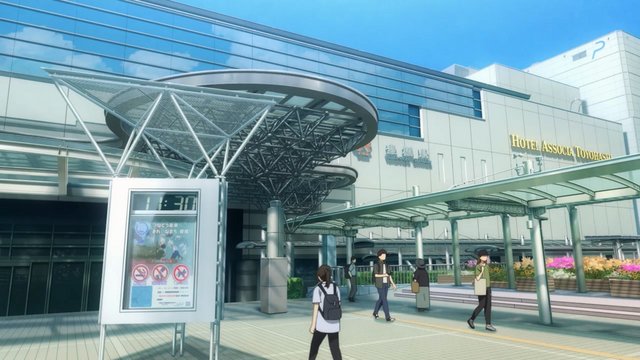 In front of Toyohashi Station building