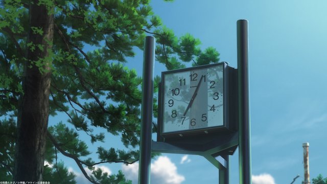 Clock at the End of a Tree-Lined Path