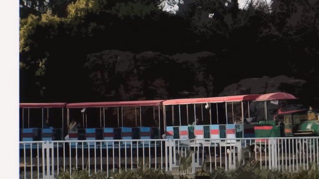 Farewell at the Children's Train