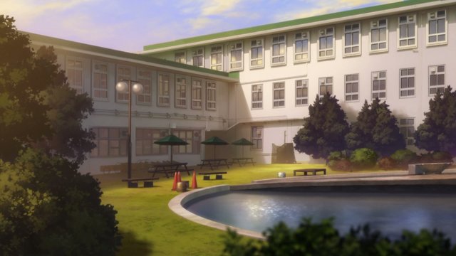 Main School Building Courtyard