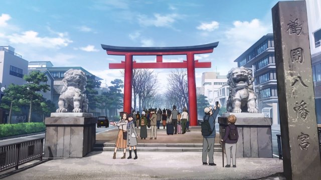 Before the Second Torii on Christmas Eve