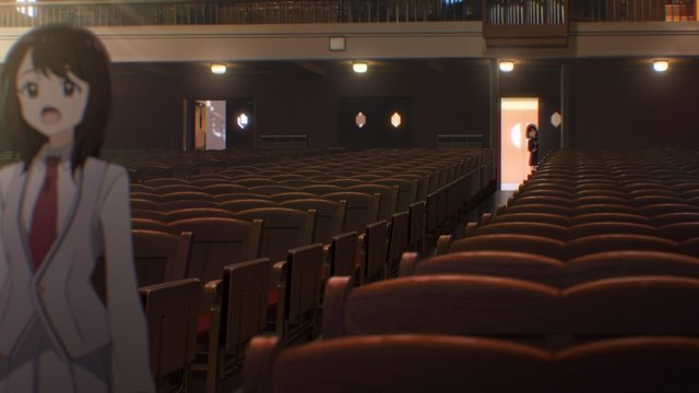 Performance in the school auditorium