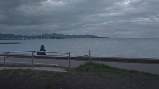 北条海岸三轩町免费休息所附近