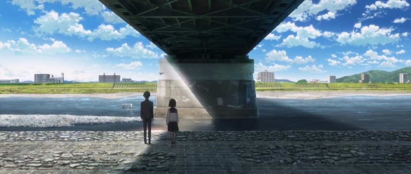 First heart-to-heart on the red arch bridge