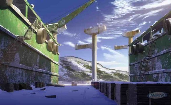 Conversation at the shipyard
