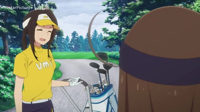 In front of the Mizuno club display