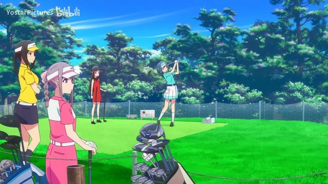 Golf shop scene from episode 11