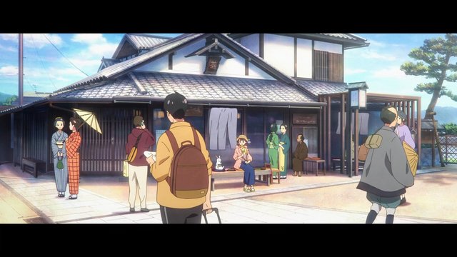 Tsūen tea shop scene
