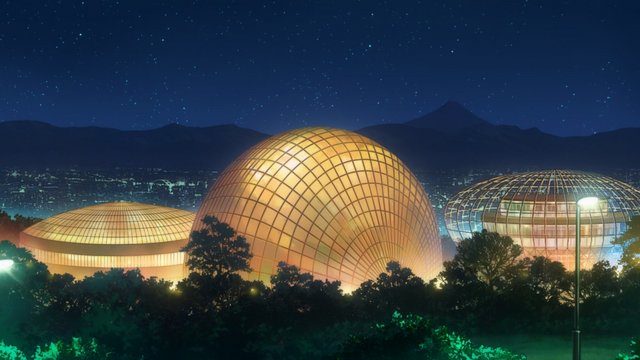 Bicycle Ride in Front of the Giant Strawberry Sculpture