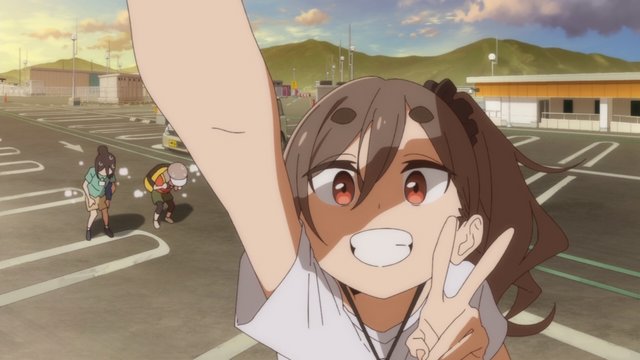 屋上での撮影