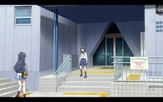 Practice scene in front of the community center