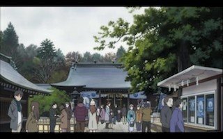 初始集结的青葉神社石阶