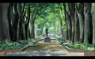 Youthful Steps on the Tree-Lined Boulevard