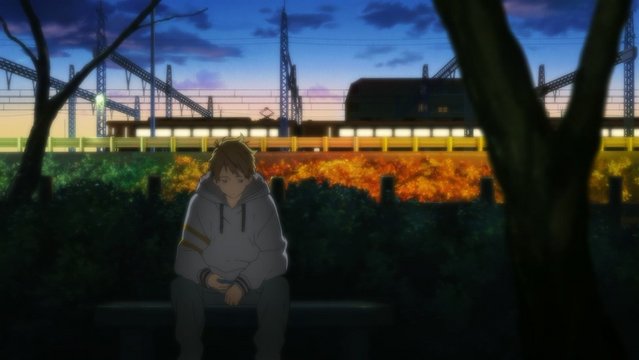 Akihito meets Mirai by the river