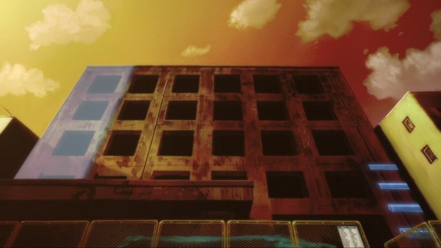 White building on the way home from school for Mirai and Akihito