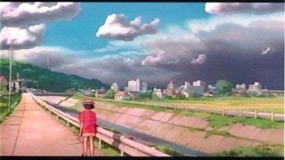 小栗川畔夕阳下的青春对话