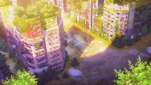 High-rise hotel overlooking the city