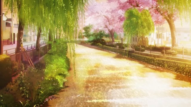 比刀根橋付近の河川シーン