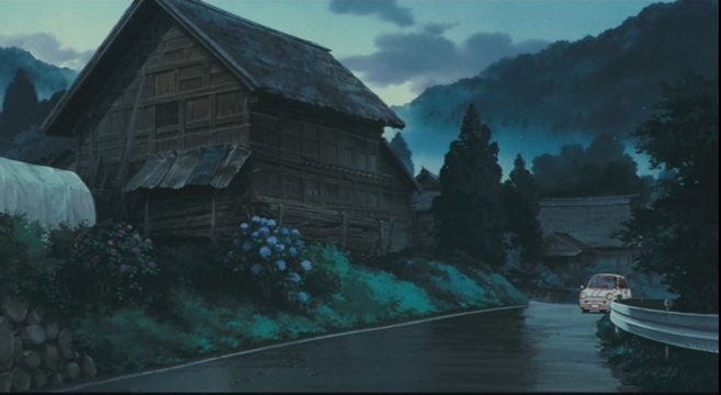 The farmhouse where Taeko stays