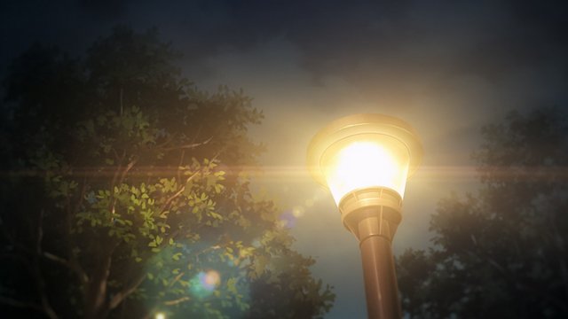 公园路灯旁的告白与误解