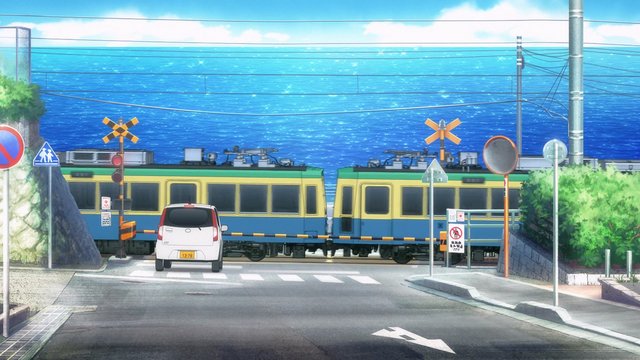 Kamakura Crossing with Seaside View