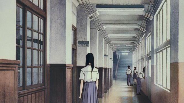 Corridor of Kochi Otesuji High School