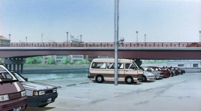 Parking Lot near Tenjinbashi Bridge