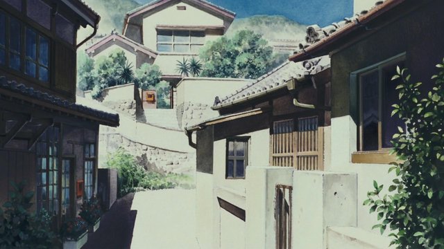 In front of the Morisaki house