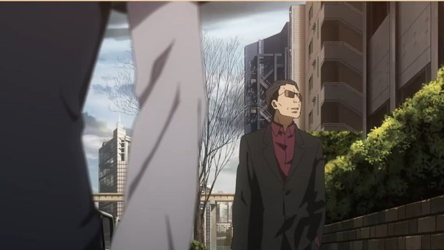 Misaka Gazes at the Red Cross Building
