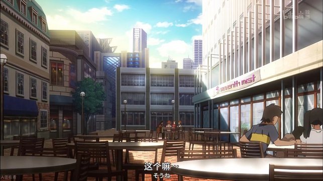 Coffee shop in a department store