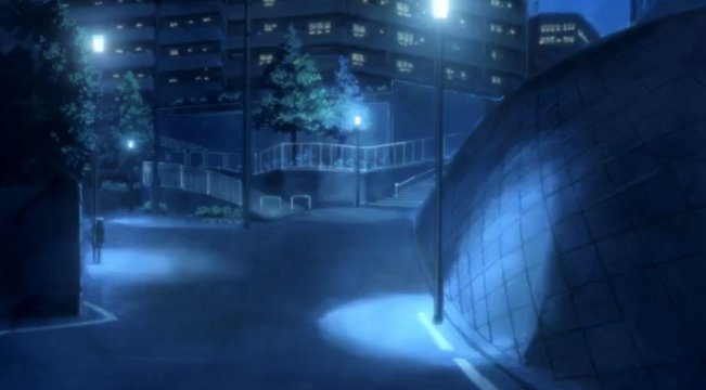 Night riverside