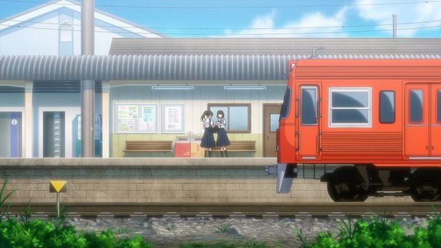 Iyo-shi Station Evening Scene