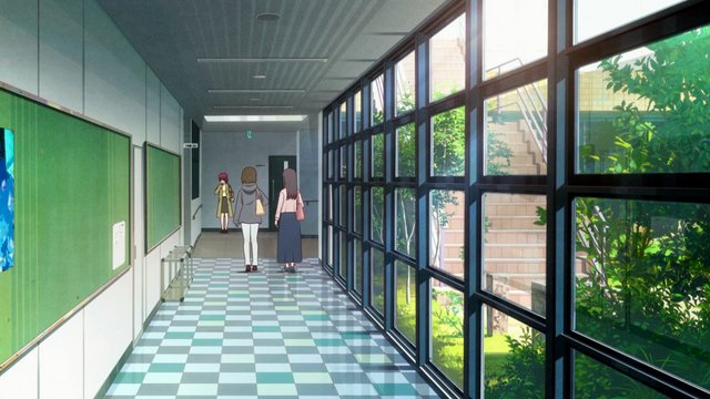 In front of Room 120, Building 1, Minami-Osawa Campus