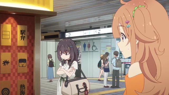 Atami Station Platform Scene