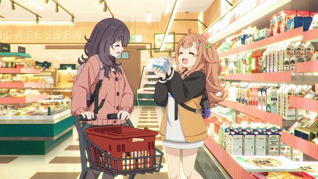 スーパーでの買い物シーン