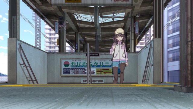 駅ホームのシーン