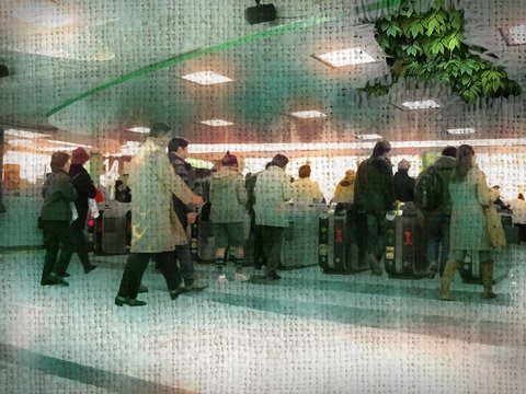 Central Hall of Shinjuku Station