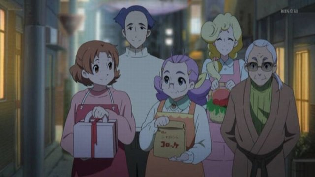 Crossroad where Tamako passes on her way to school