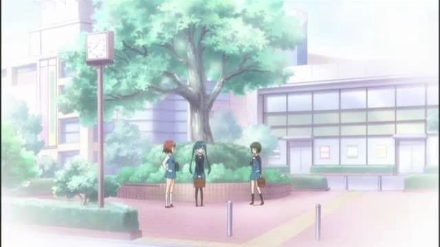 Meeting at the station in episode 1