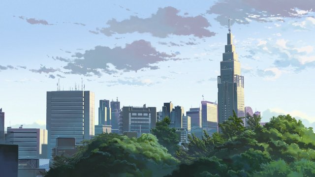View overlooking Shinjuku in the rain