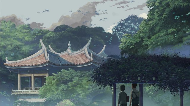 旧御涼亭远影